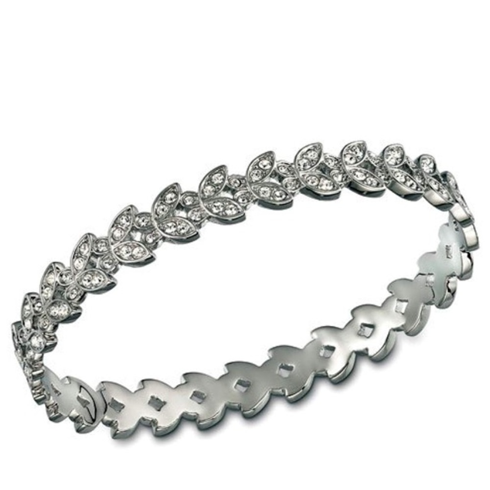 Swarovski ‘Nightingale’ Pattern M Bangle NIB